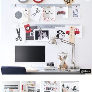 Pottery Barn Kids Art Magnetic Strips with Clips